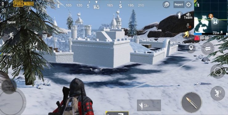 پیدا کردن موقعیت قلعه های یخی (frozen castle) روی نقشه