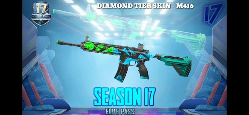 Diamond Tier M416 skin